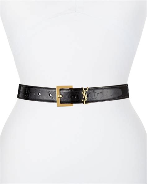 womens ysl logo belt|ysl belt size chart.